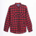 men's 100%cotton woven padding shirt jacket
